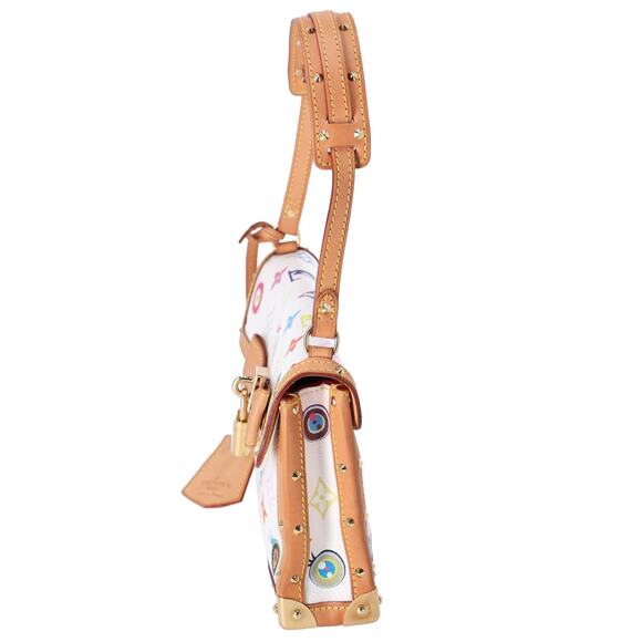 Louis Vuitton x Murakami Eye Miss You Pochette White Monogram Multicolore - Picture 2 of 8